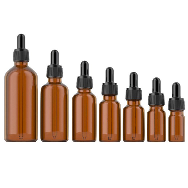 amber dropper bottles, 5ml 10ml 15ml 2 oz small brown dropper bottle