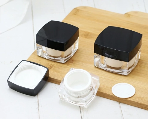 acrylic jars with lids wholesale, acrylic cream jar