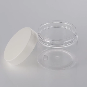 clear plastic jars with lids in white smooth 4 oz 8 oz 16 oz clear plastic jars with lids in white smooth 4 oz 8 oz 16 oz