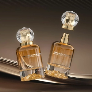 fragrance bottles wholesale, golden perfume bottle