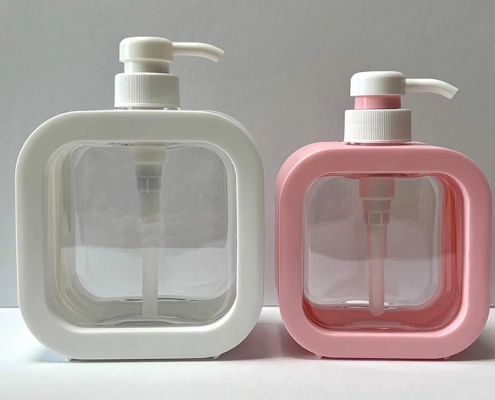square plastic bottles wholesale square lotion pump bottle