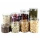 4 oz 8 oz 12 oz 16oz 32 oz clear Plastic Food Canister Set