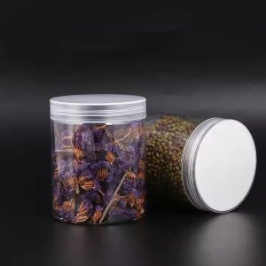 4 oz 8 oz 12 oz 16oz 32 oz clear Plastic Food Canister Set 4 oz 8 oz 12 oz 16oz 32 oz clear Plastic Food Canister Set