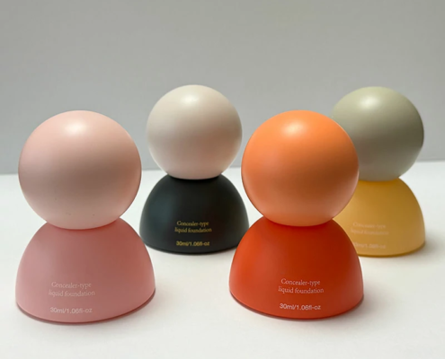 Glass Liquid Foundation Packaging Pump Bottle 30ml