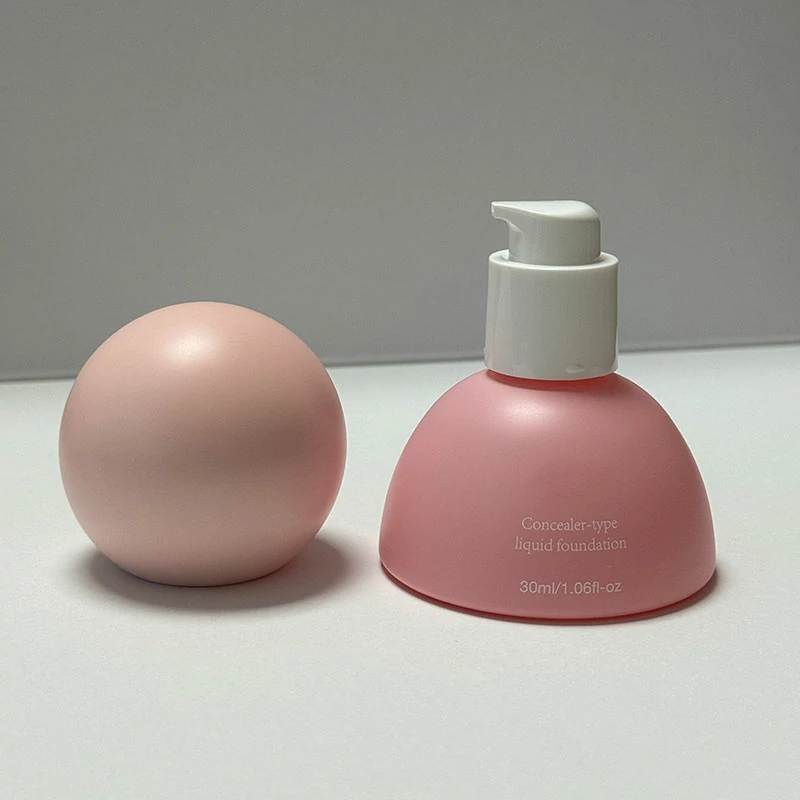 Glass Liquid Foundation Packaging Pump Bottle 30ml