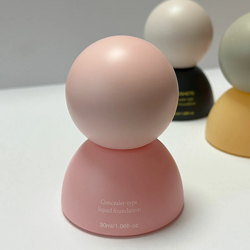 Glass Liquid Foundation Packaging Pump Bottle 30ml